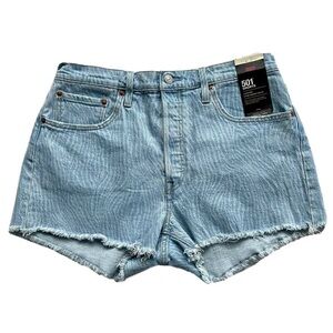 Levi's Premium 501 Women's High Waist Denim Shorts Size: 32
